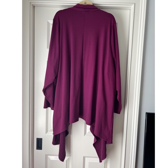 NWT Torrid Brushed Ponte Drape Front Cardigan - Picture 5 of 8